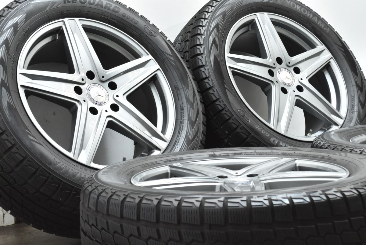 程度良好品 ユーロフォルシュ 19in 8.5J 52 PCD130 ヨコハマ アイスガード G075 275|55R19 メルセデスベンツ Gクラス ゲレンデ W463