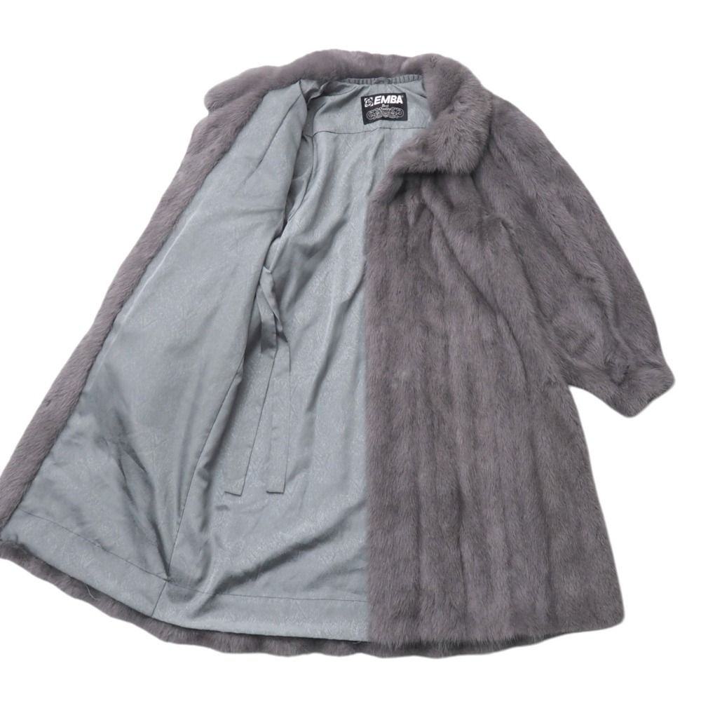 サファイアミンク ロングコート EMBA エンバ コート ミンク ファー