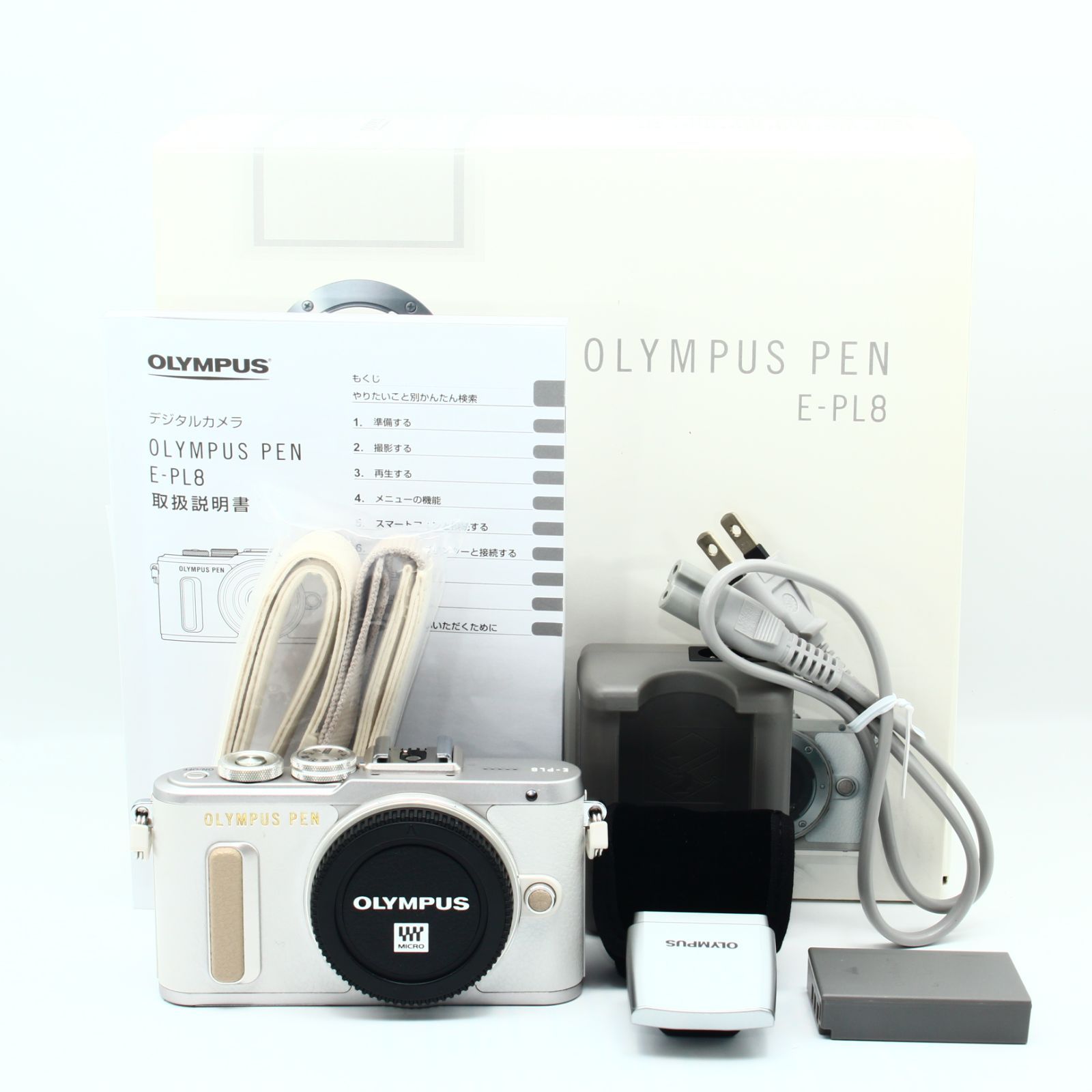 OLYMPUS ミラーレス一眼 E-PL8 ボディー ホワイト 【公式通販】