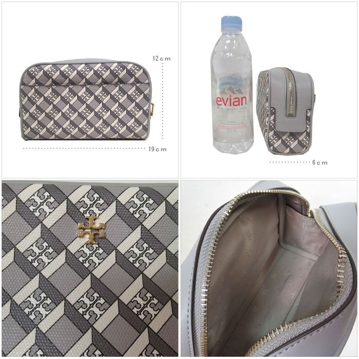 新品】トリーバーチ 87926 0222 061 (グレー系) ポーチ TORY BURCH GEO 