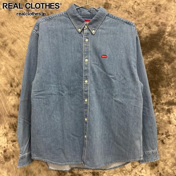 Supreme/シュプリーム【23AW】Small Box Logo Shirt Denim