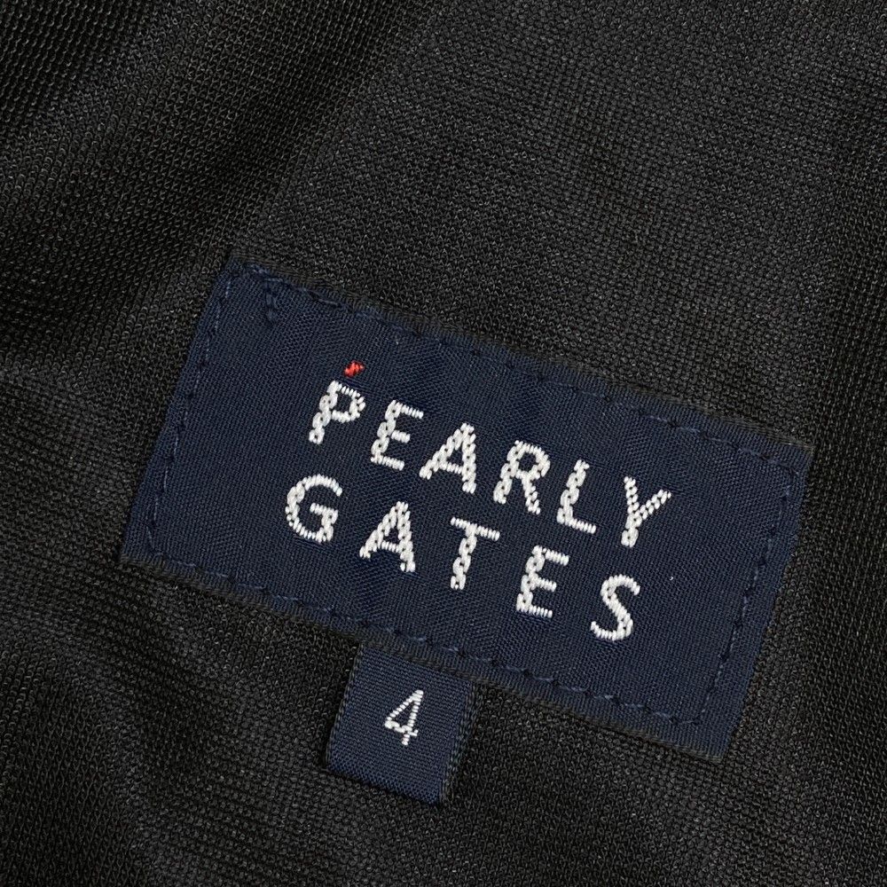 サイズ：4 PEARLY GATES パーリーゲイツ 蓄熱パンツ ブラック系