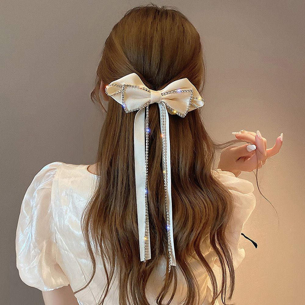 新作❤︎今日のリボン28 キラキラストーン付スーパービッグシースルー