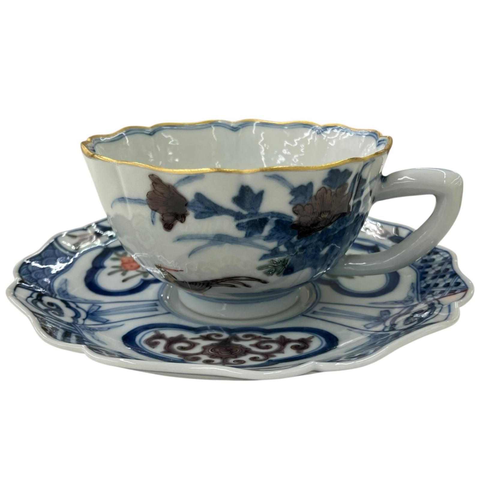 186005 現状品 山本長左 山本長左 カップ＆ソーサー