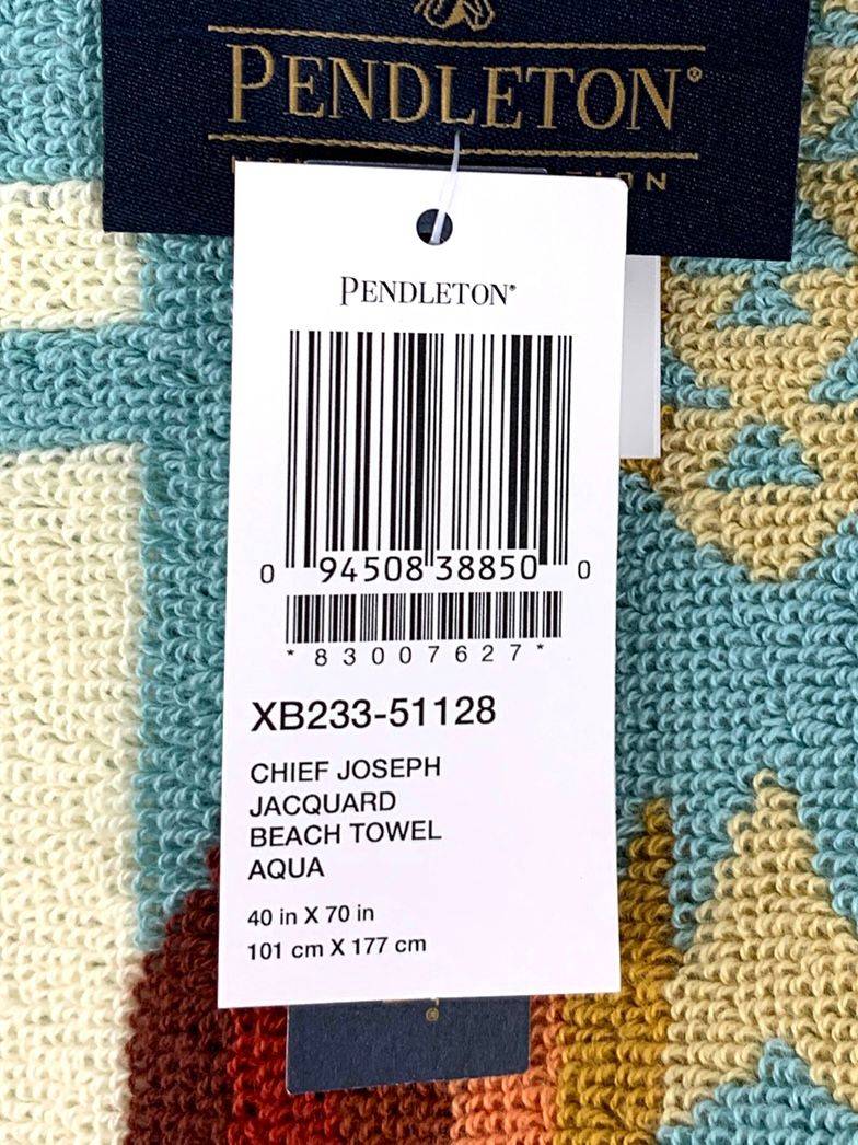 PENDLETON (ペンドルトン) Oversized Jacquard Spa Towel タオルケット ビーチタオル ブランケット  W102cm×H178cm XB233-51128 アウトドア雑貨/025 - メルカリ
