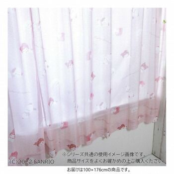 サンリオ サンリオキャラクターズ レースカーテン2枚セット 100×176cm SB-643-S