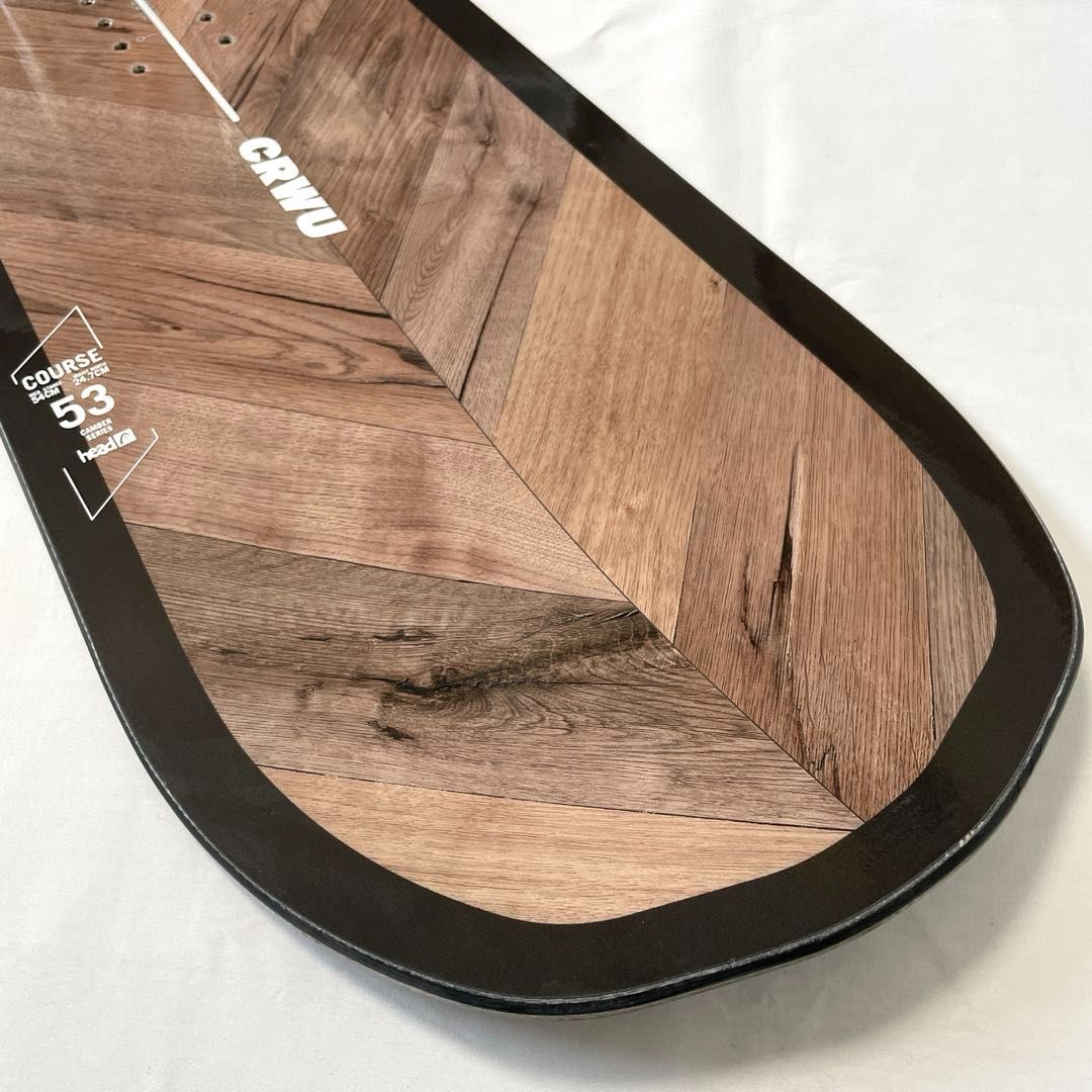HEAD COURSE CRWN 153cm 2022-2023モデル 木目ウッド床材模様