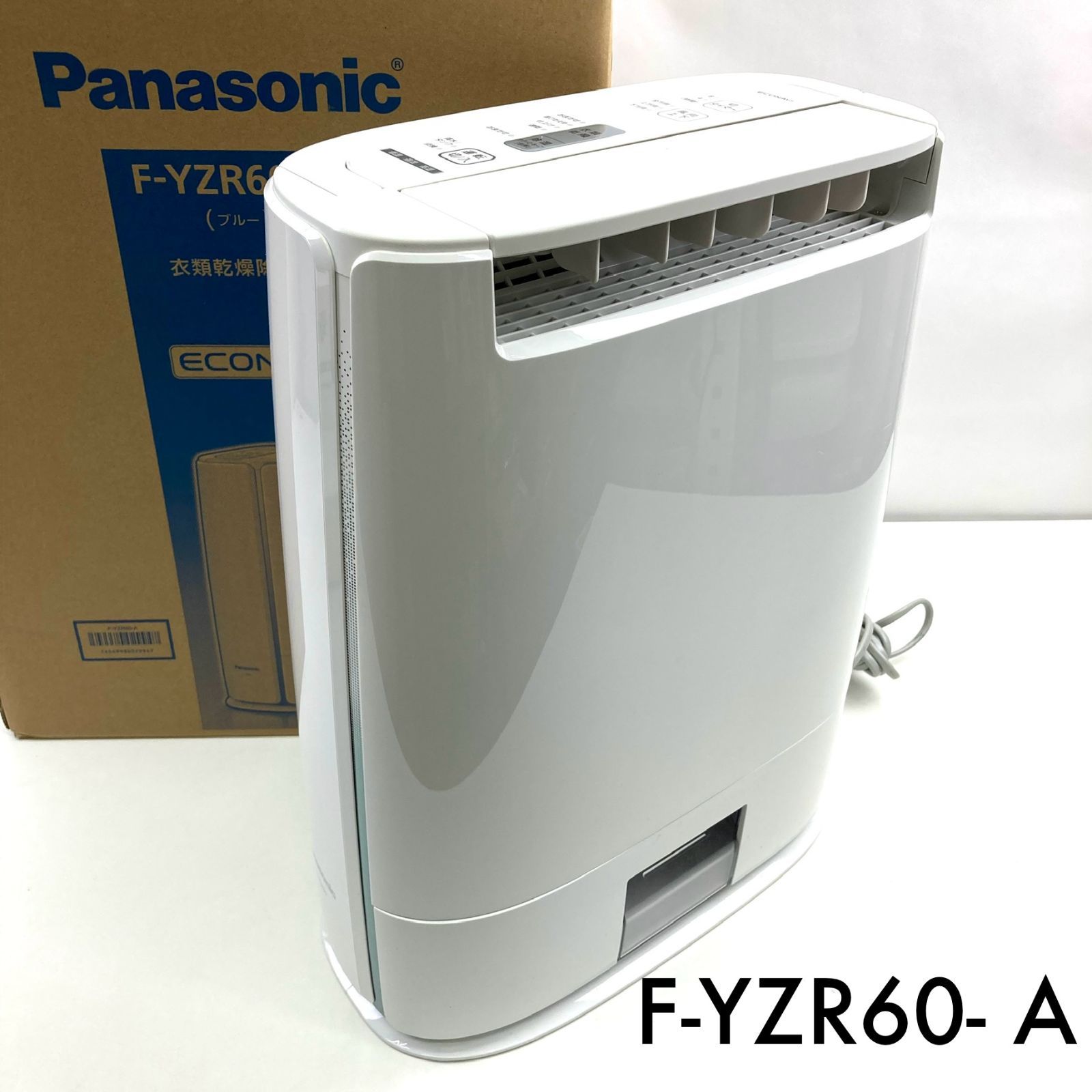 t Panasonic パナソニック F-YZR60 A 衣類乾燥除湿機 2018年製 デシカント方式 エコナビ 簡易梱包発送