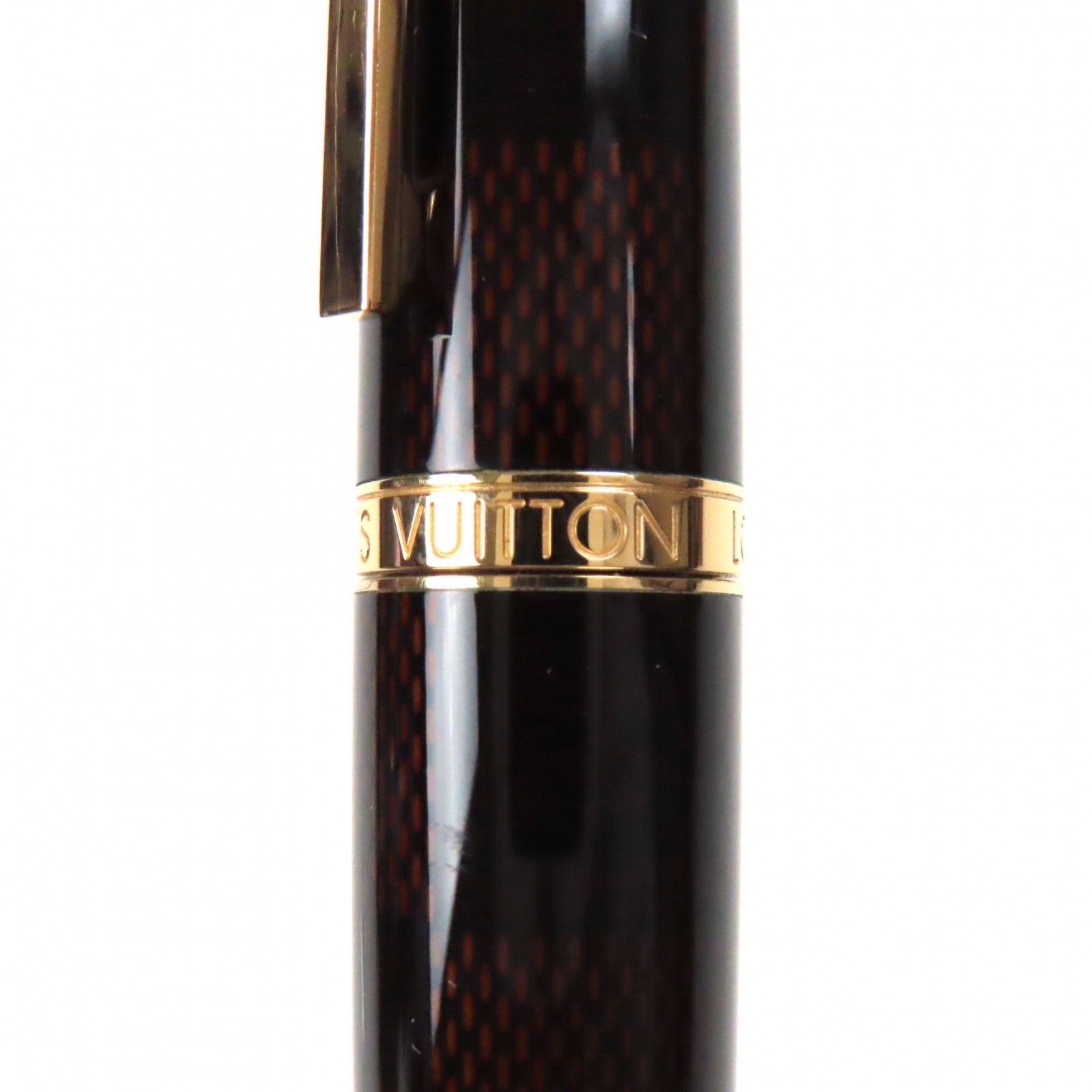 LOUIS VUITTON ルイヴィトン N79001 ダミエ グラントゥール ツイスト式 シャープペンシル ブラウン ゴールド ドイツ製 メンズ SKLAD-KIRPICHA_RU