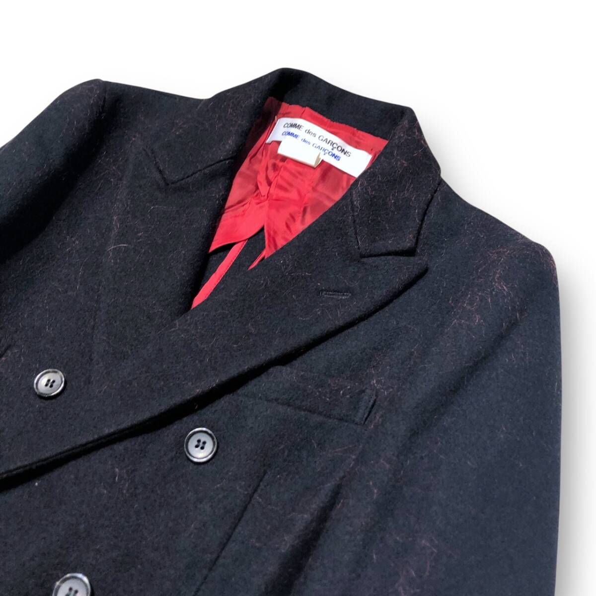 COMME des GARCONS COMME des GARCONS ウールダブルコート Sサイズ