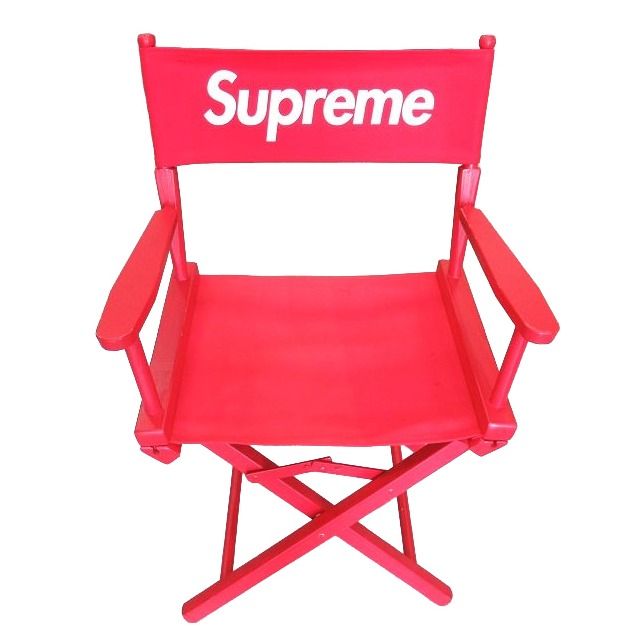 19ss シュプリーム SUPREME Director's Chair ディレクターズ チェア 椅子 ロゴ 折りたたみ 折り畳み 木製 ウッド  レッド 赤 インテリア 置物 アウトドア - メルカリ