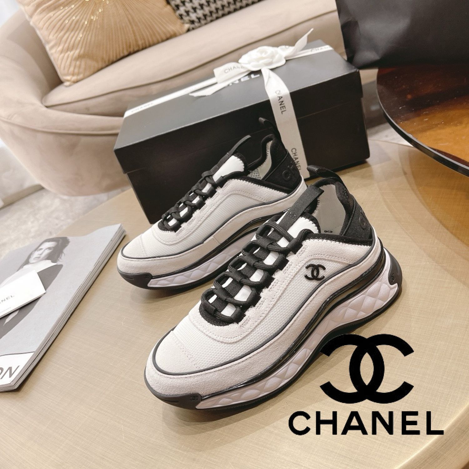 ?新品未使用?CHANELシャネルレザークッション滑り止め耐摩耗 
