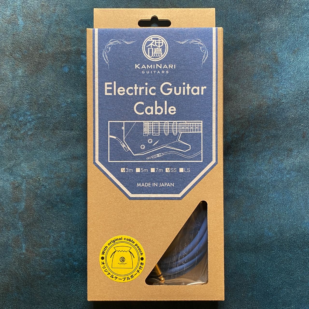 KAMINARI Electric Guitar Cable 7m | SS