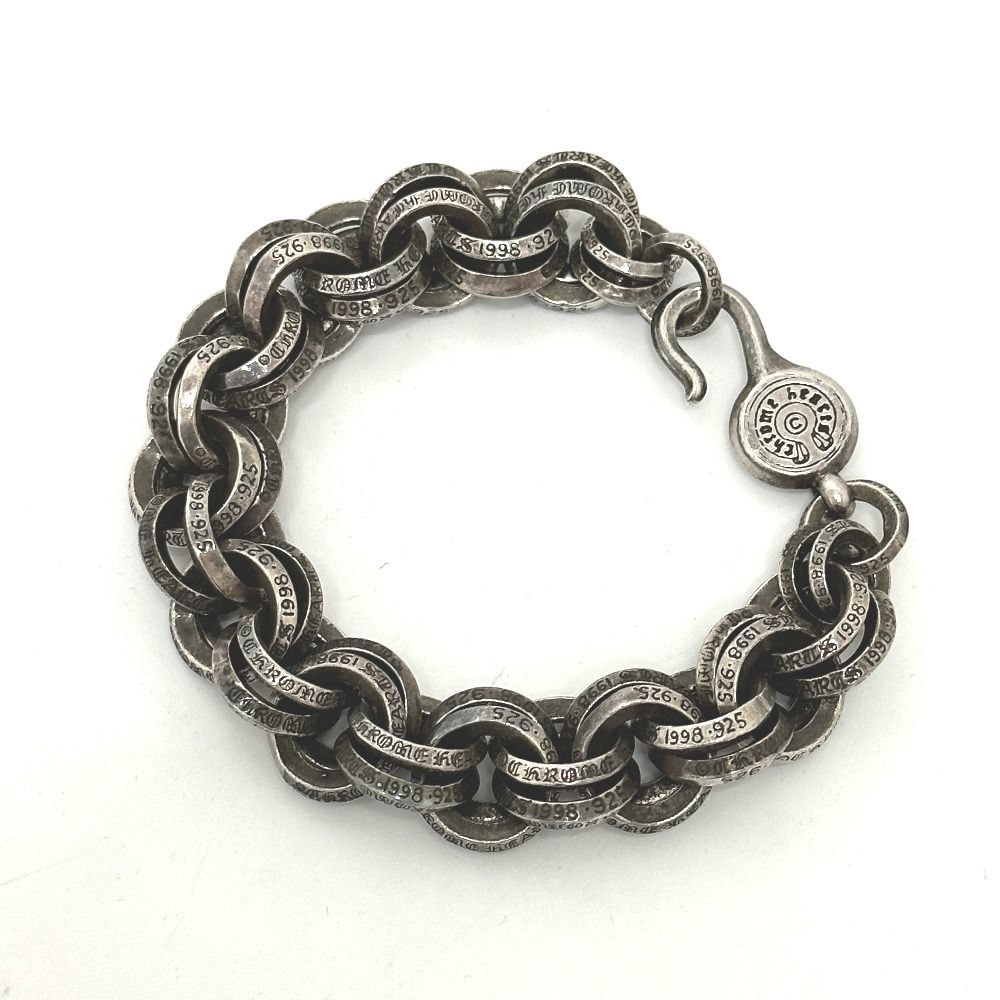 CHROME HEARTS クロムハーツ（原本無） ブレスレット Double B Ring Bracelet ダブル B リング ブレスレット