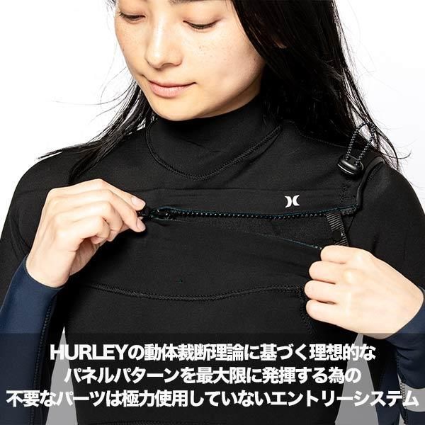 【ムラスポOUTLET公式】Hurley ハーレー CZ ADVANTAGE+ 3X2mm BK ブラック　レディース ウェットスーツ フルスーツ　サーフィン　新品　訳あり　ムラサキスポーツ　OUTLET アウトレット