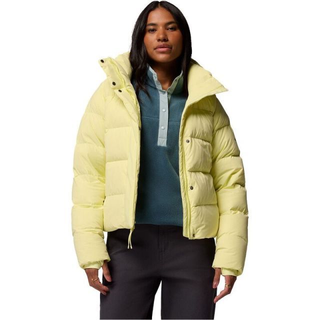 送料無料 コロンビア レディース ジャケット ブルゾン アウター Amaze Puff Hooded Jacket - Women s Citron Haze