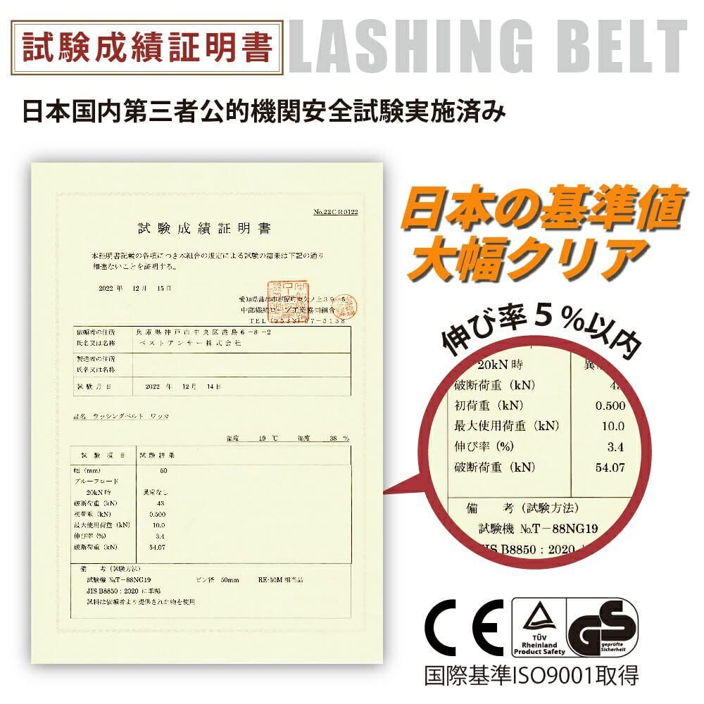 荷締め 固定ベルト