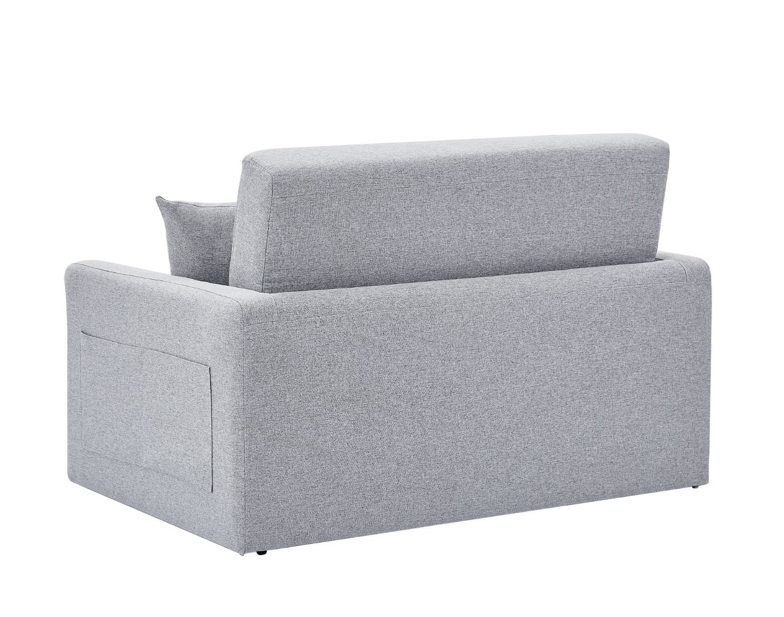 店主厳選 2 seater sofa ソファ 2人掛け 収納付き ファブリック 両側に肘掛け付き 木脚外し ローソファ コンパクト ひとり暮らし カウチソファー
