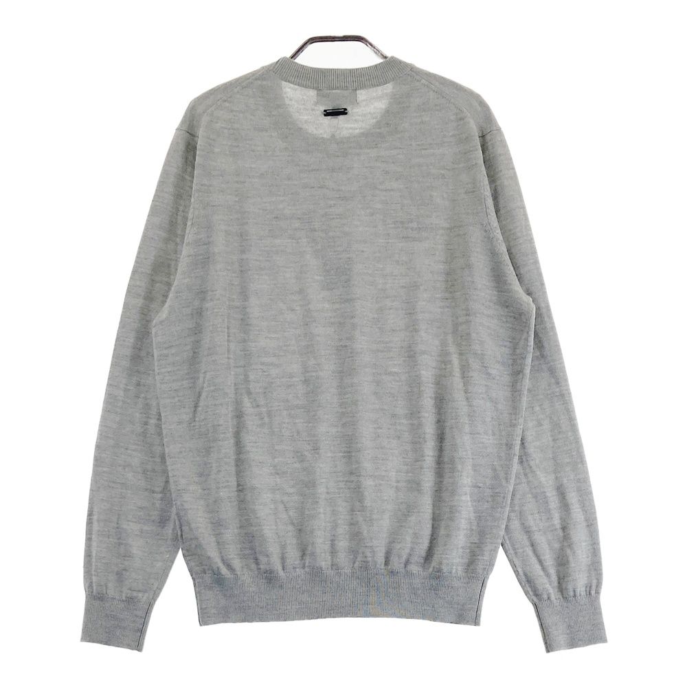 サイズ：LL ST ANDREWS セントアンドリュース 042-0270053 ウール混 ニット セーター ワッペン  グレー系 [240101484212] ゴルフウェア メンズ ストスト サイズ：LL ST ANDREWS セントアンドリュース 042-0270053