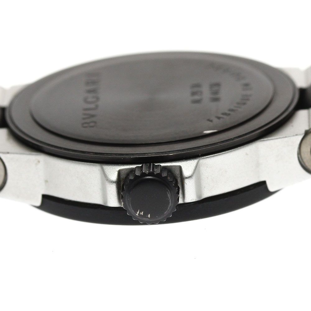 ブルガリ BVLGARI AL29TA アルミニウム デイト クォーツ レディース  