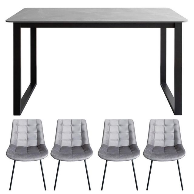 宮武製作所 ダイニングセット グレー ライトグレー DNT DCHSET 新生活 インテリア 家具 おしゃれ デザイン