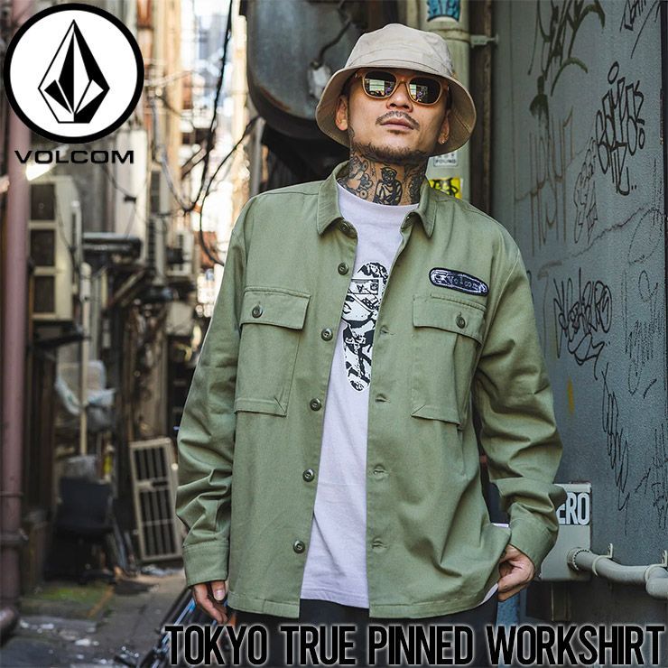 送料無料】ワークシャツ ジャケット VOLCOM ボルコム TOKYO TRUE 