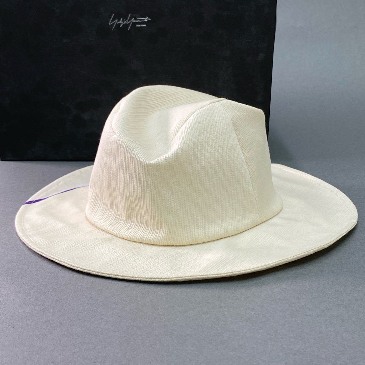 ヨウジヤマモト コレクションライン コンチョ ウール ハット 帽子 Yohji Yamamoto 2024-25AW 秋のポンチョスタイリング -FASCINATE