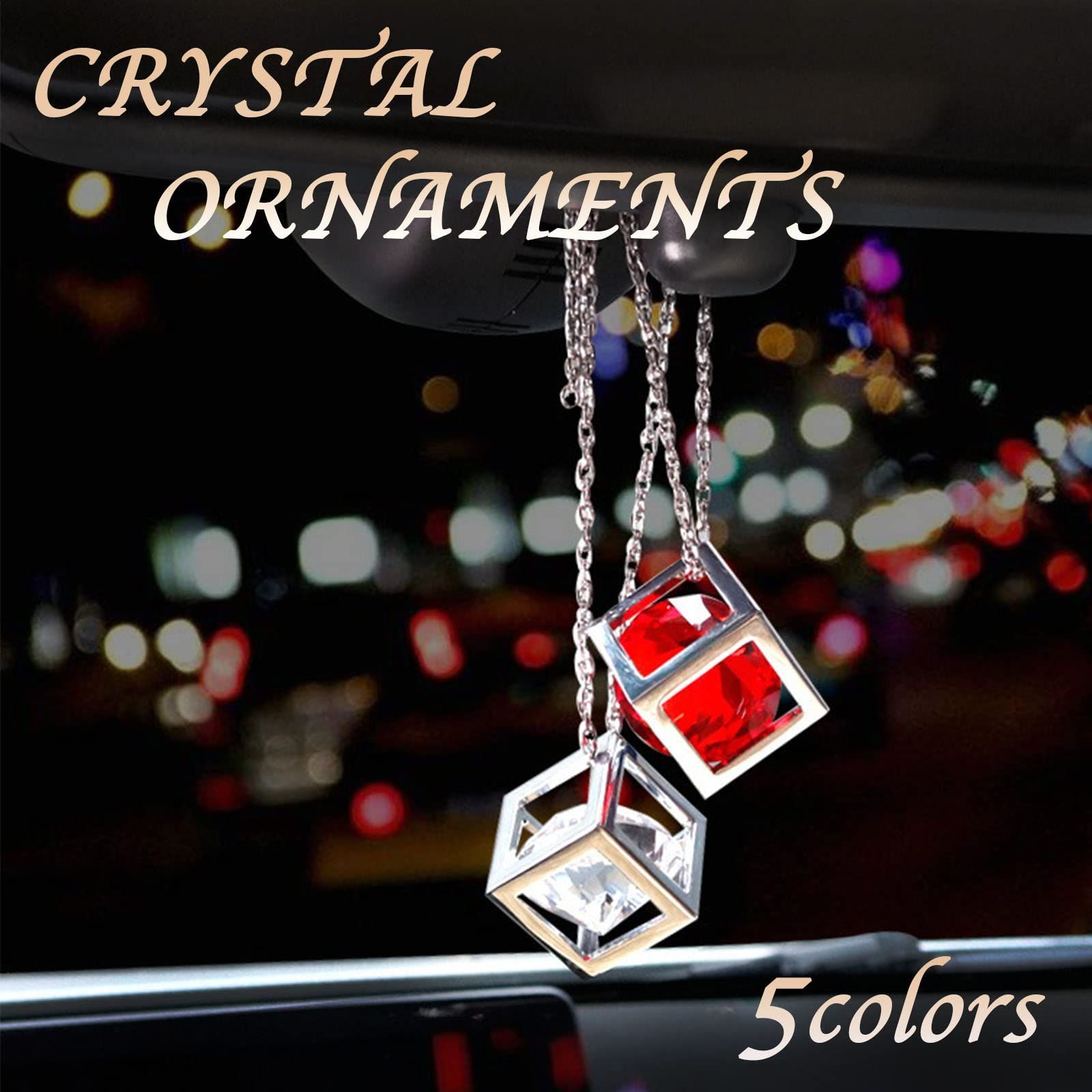 heizi ルームミラー アクセサリー 車 クリスタル 車内 吊り下げ