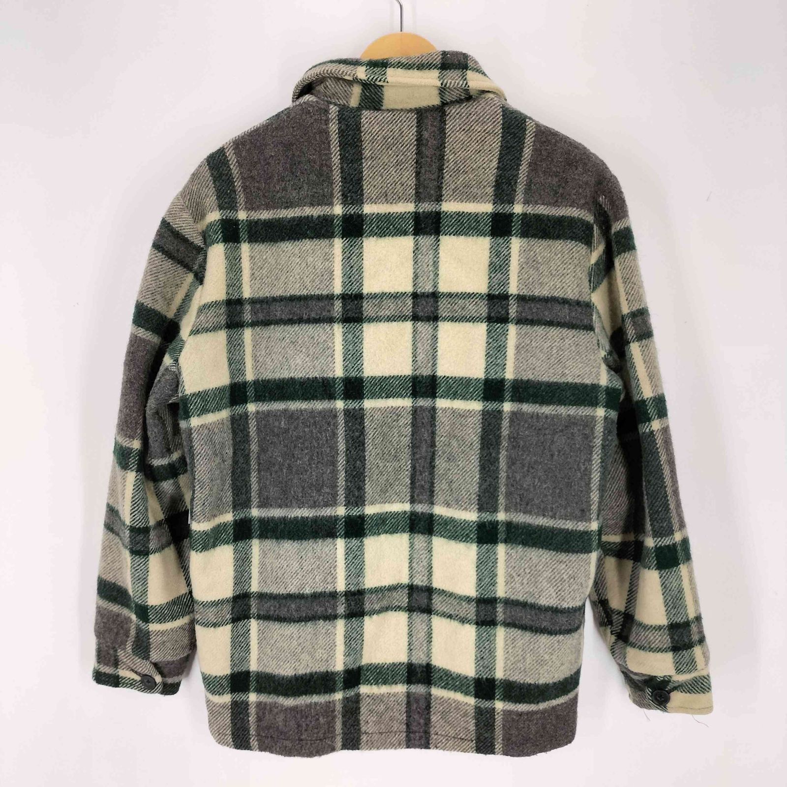 ウールリッチ WOOLRICH 70S 白タグ 裏起毛 デカtalon ウールシャツ
