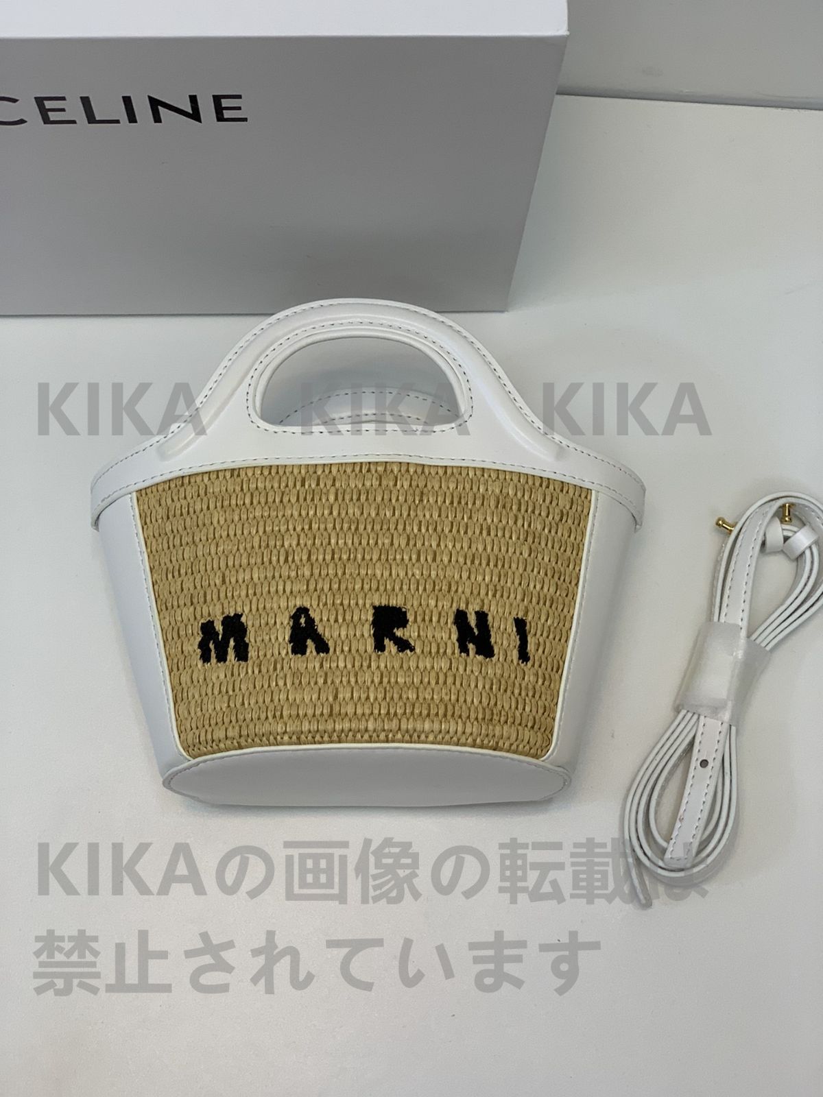 大人気新品   マルニ   MARNI   バスケット  バッグ   かごバッグ    ショルダーバッグ  ハンドバッグ 22cm   02