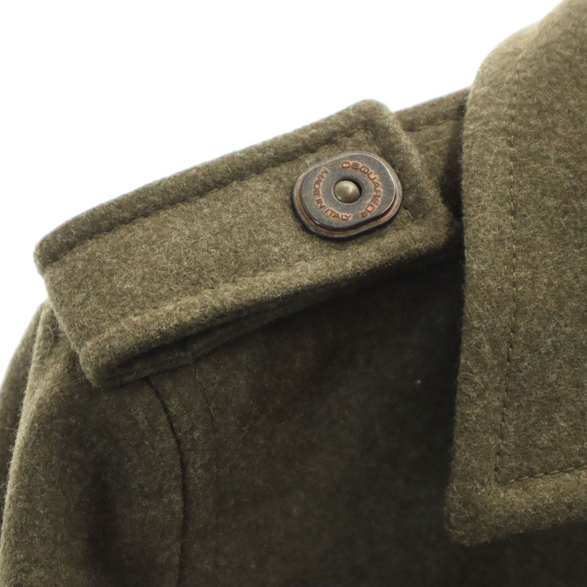 DSQUARED2 ディースクエアード イタリア製 メルトン ピーコート 44