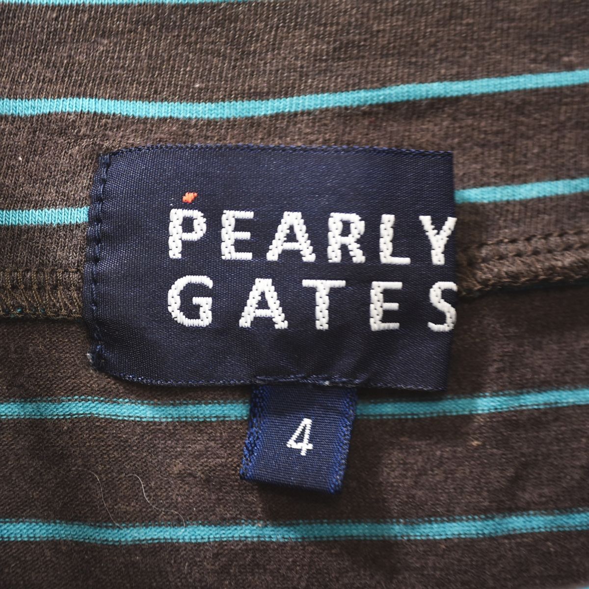 PEARLY GATES 【美品】【ボーダー】長袖 da80f6ef04e750e383f12fc01bf204