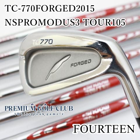 中古】[B-ランク] アイアンセット フォーティーン TC-770FORGED2015