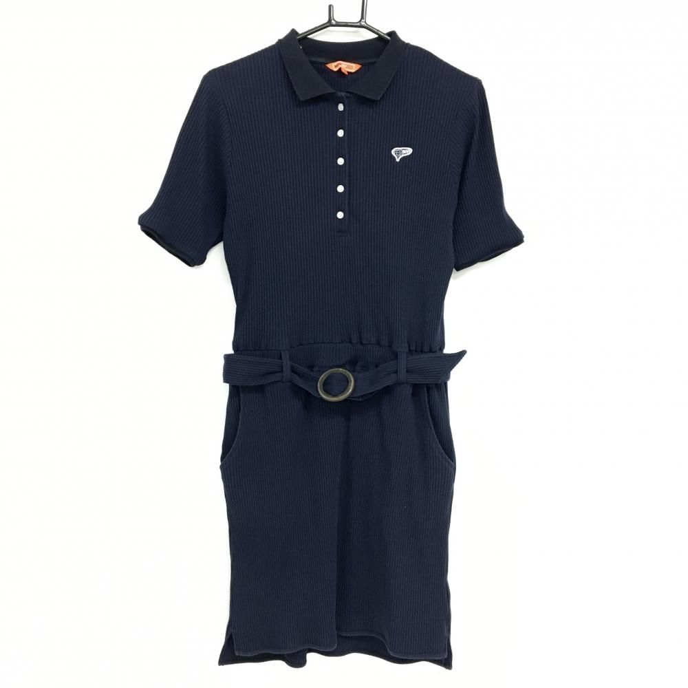 新品　BEAMS GOLF　ビームス ゴルフ　ポロワンピース　ネイビー 新作からオススメのウェアご紹介☆｜BEAMS ビームスゴルフ 半袖