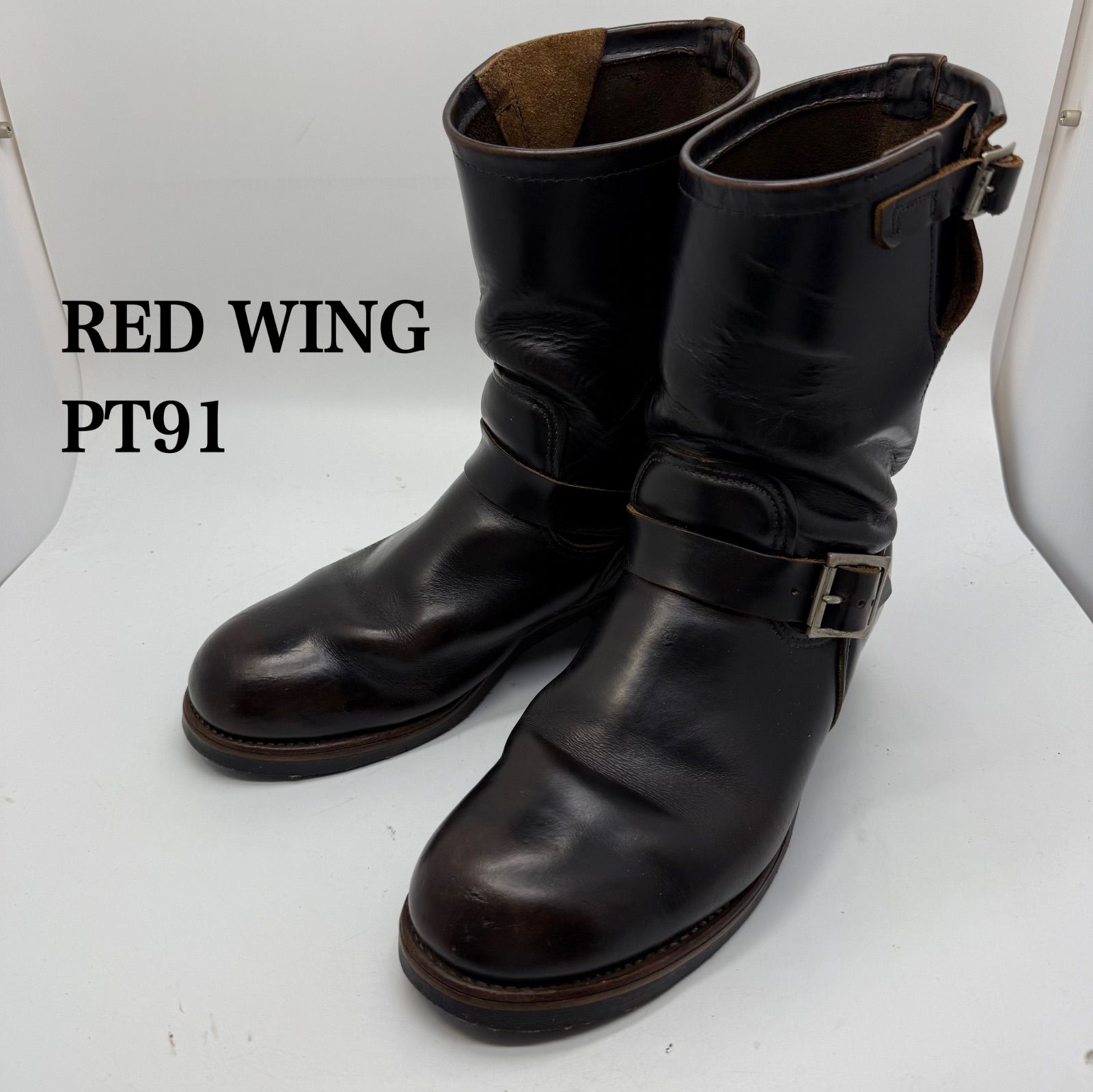 茶芯 廃盤 REDWING レッドウィング 2268 ブラッククローム PT91 美品
