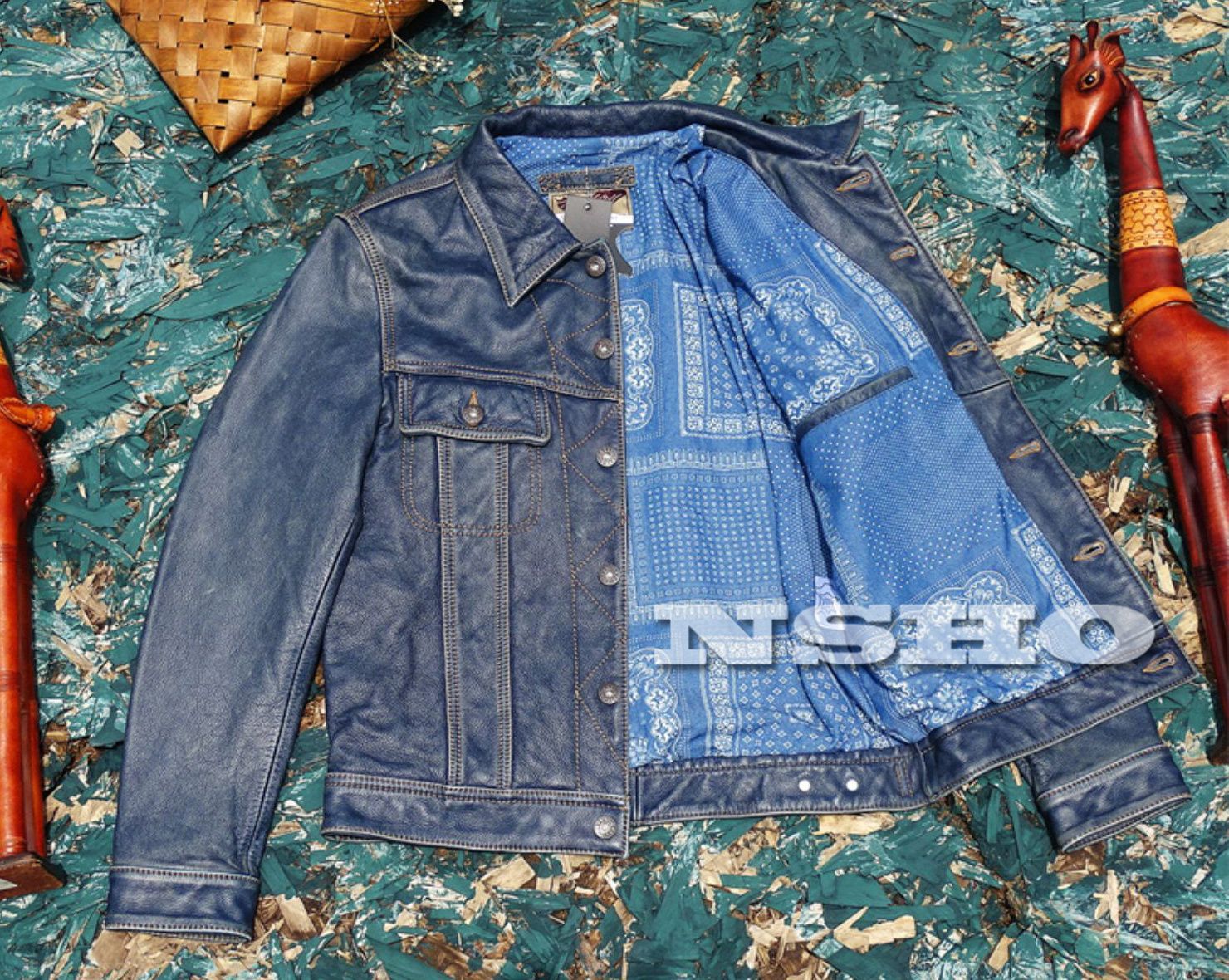 インディゴ 茶芯カウハイド 50's サードタイプ Gジャン ライダース ギフト レザージャケット 557 3rd Type 牛革