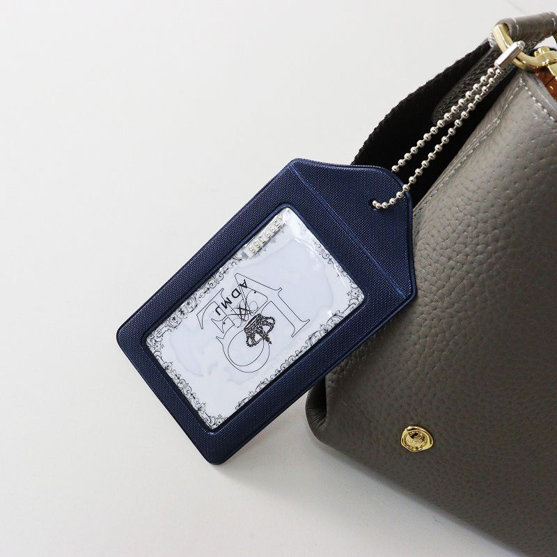 極美品 A.D.M.J エーディーエムジェイ 牛革 ボトムアクセント