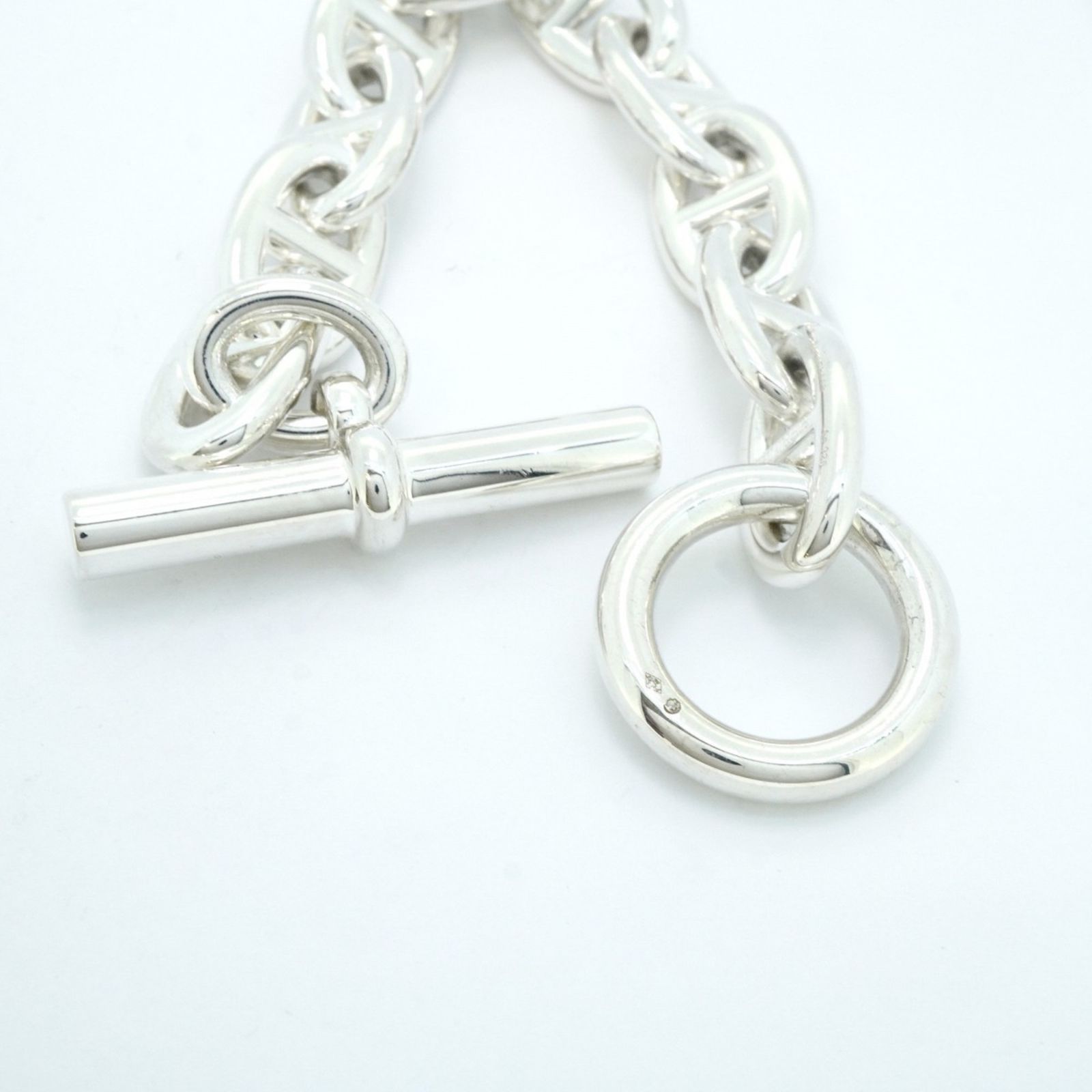 エルメス(Hermes) エルメス ブレスレット シェーヌダンクル TGM 10コマ