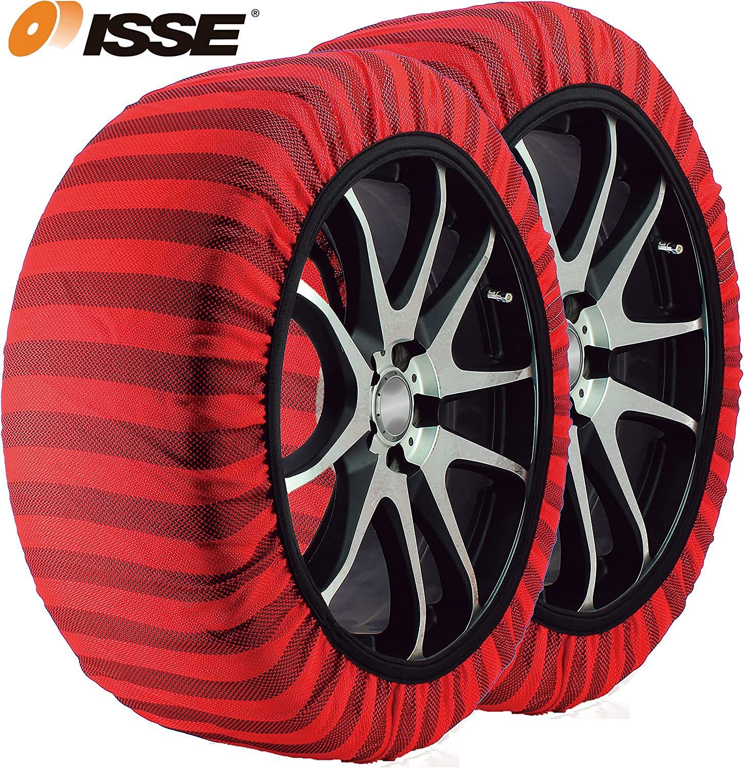 ISSE スノーソックス スーパーモデル サイズ58 SUPER 58 布製 タイヤチェーン 布製チェーン チェーン規制対応 簡単装着 手軽 - 8