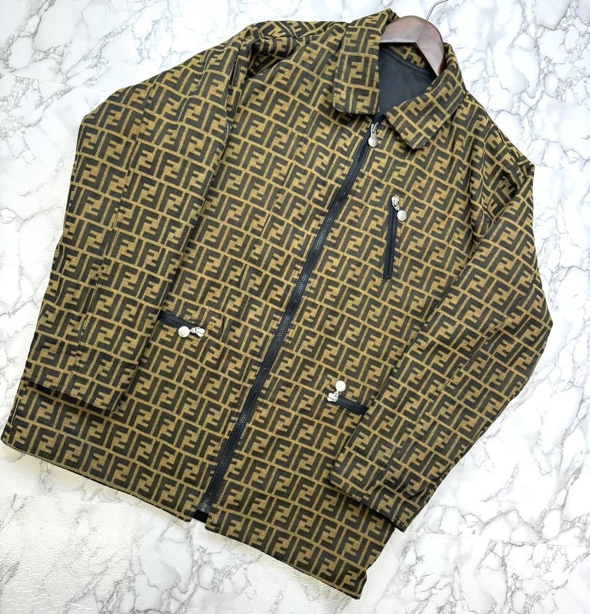 FENDI （フェンディ） ズッカ柄 リバーシブル ジャケット