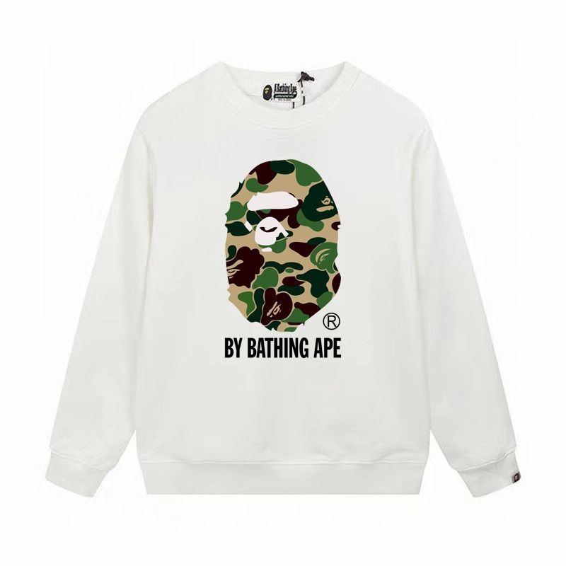 【お気に入り】 新作 A 長袖 ロゴ APE（アベイシングエイプ）猿人頭 BATHING トップス