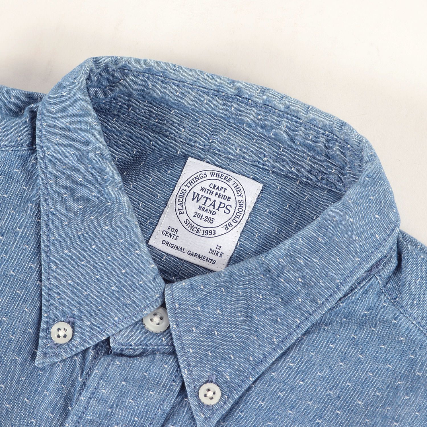 wtaps/シャツ　ブルー　03 WTAPS ダブルタップス シャツ ブルー サイズ:M | ドット