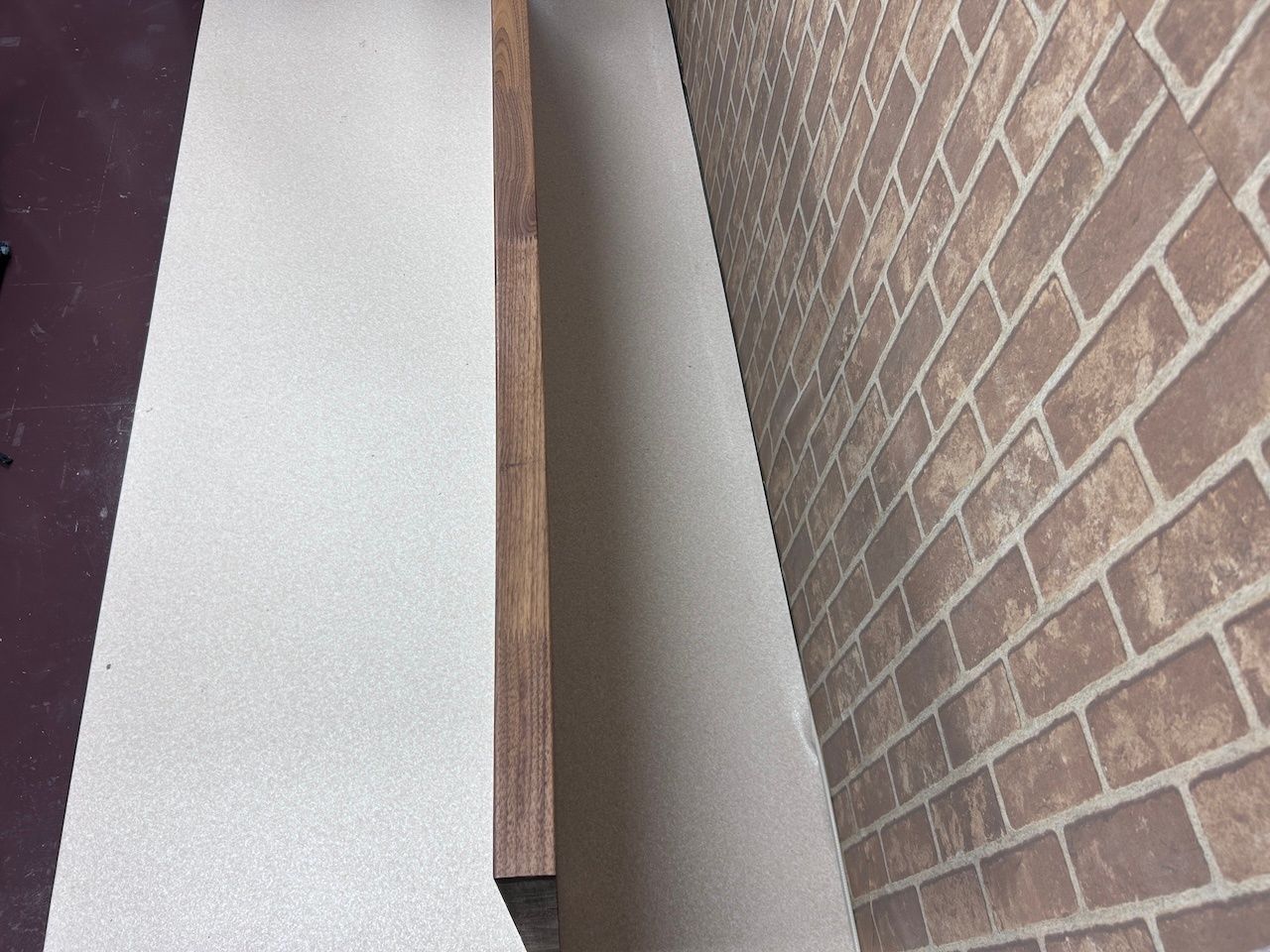 ☆ほぼ新品☆ KARLBY カールビー ワークトップ ウォールナット 突き板