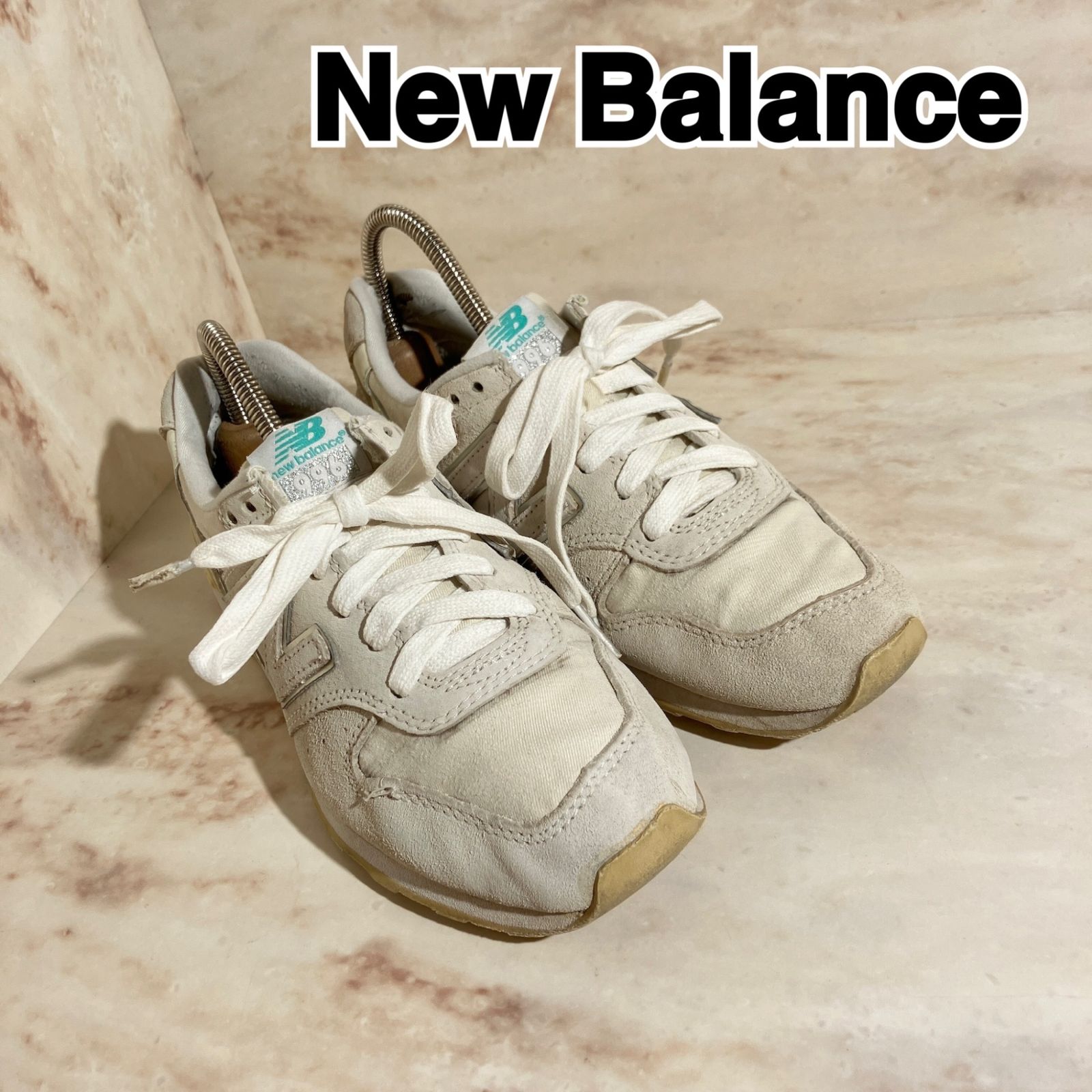 996』New Balance ニューバランス スニーカー スエード オフホワイト