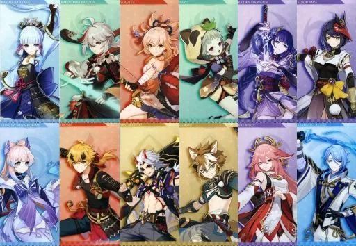 中古】雑貨 全12種セット オリジナルチケットファイル 「原神×GiGO