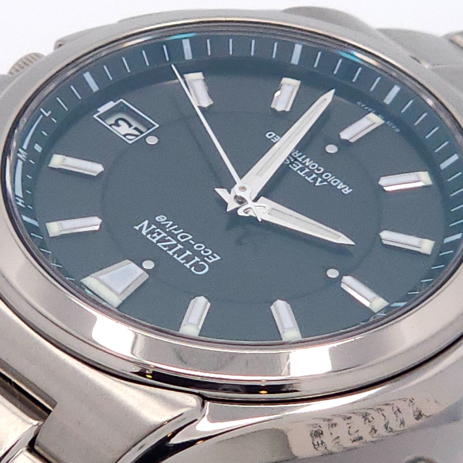 ☆極美品 CITIZEN シチズン アテッサ H110-T011331 ソーラー電波 動作 