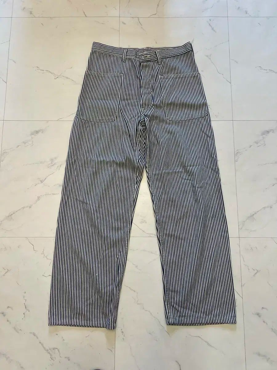 90s ポストオーバーオール ストライプ パンツ