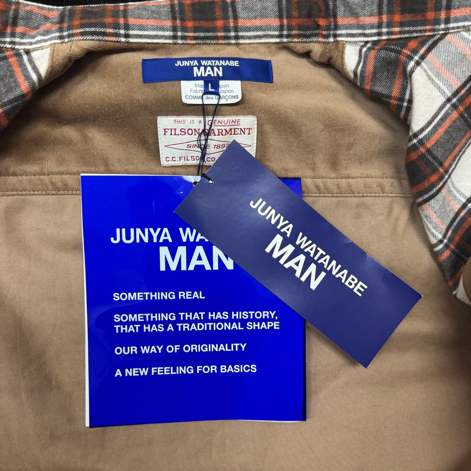 Junya Watanabe ブルゾンシャツ JUNYA WATANABE MAN（ジュンヤワタナベ