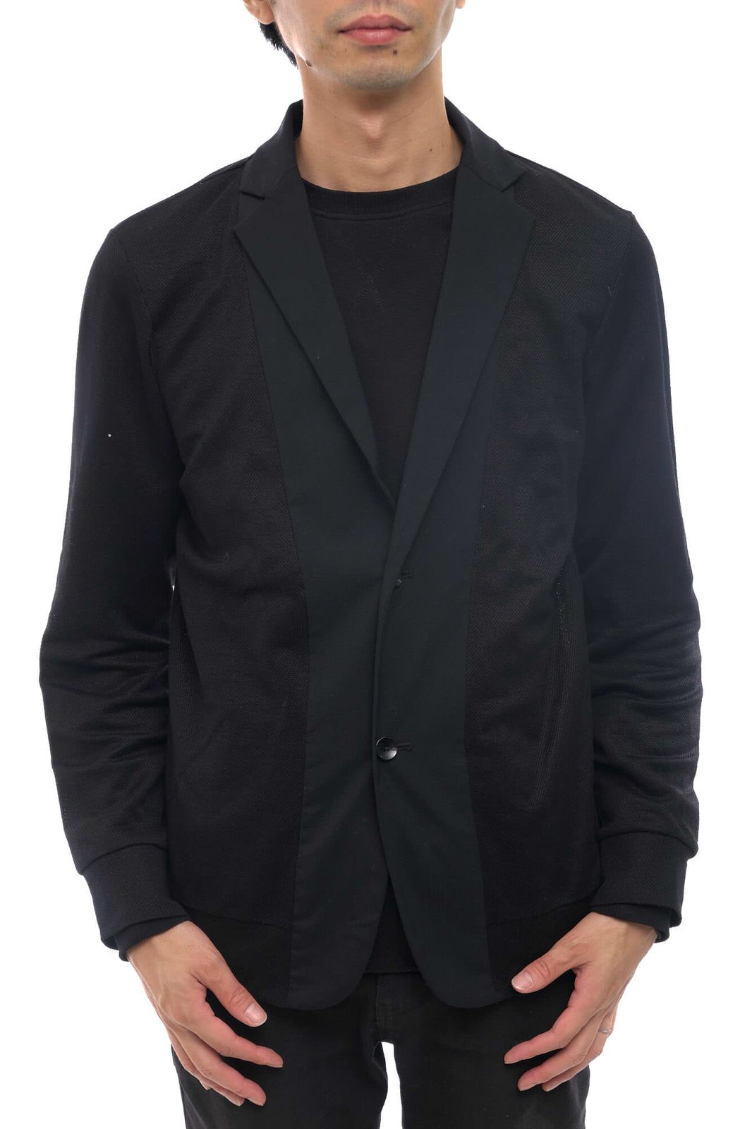 エディフィス／EDIFICE テーラードジャケット ブレザー JKT アウター メンズ 男性 男性用リネン 麻 ブラック 黒  16-070-320-2020-1-0 シングルブレスト