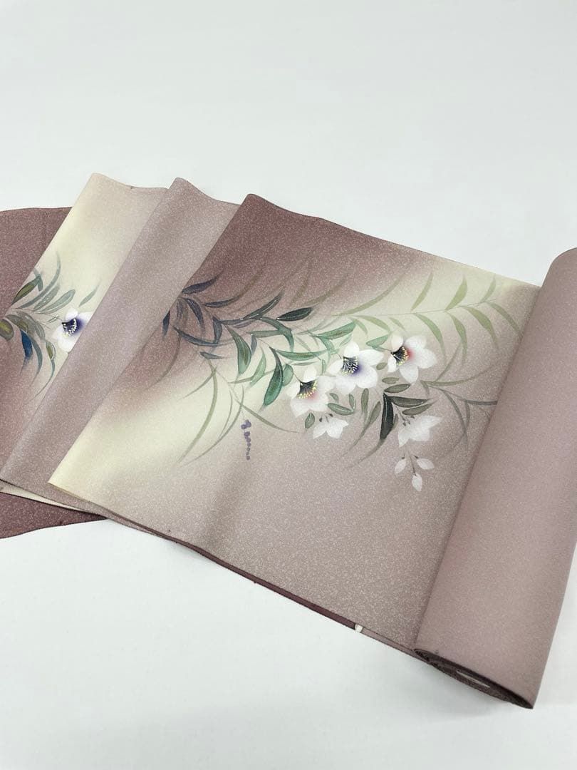 付け下げ 手描 手染め 正絹 反物 - メルカリ